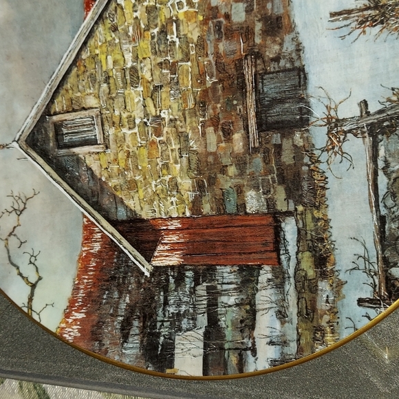 Vintage ERIC SLOANE PENNSYLVANIA PASTORALE ROYAL DOULTON PLATE 1977 - Picture 9 of 15